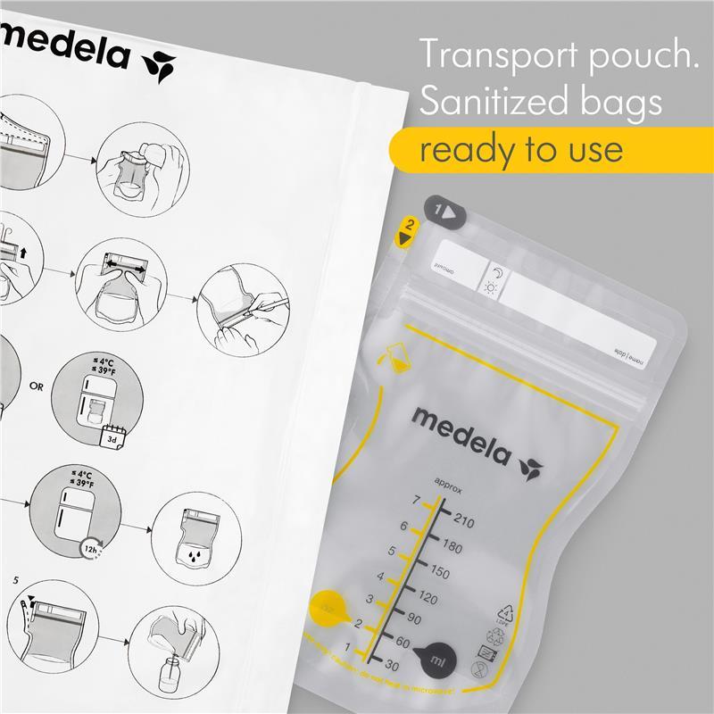 Medela Easy Pour Breast Milk Storage Bags 25 Pack