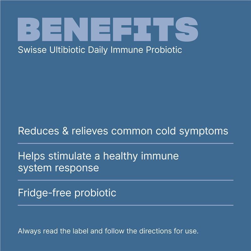 Swisse Ultibiotic Daily Immune Probiotic 30 Capsules