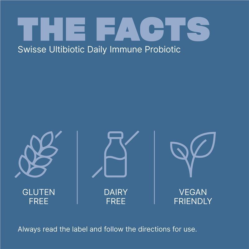 Swisse Ultibiotic Daily Immune Probiotic 30 Capsules