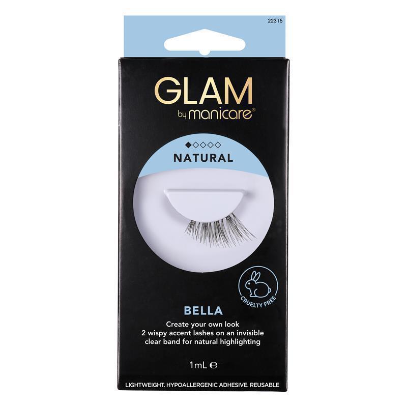 Glam By Manicare Bella Lashes Natural