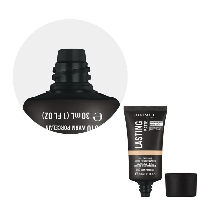 Rimmel Lasting Matte Foundation 010 Warm Porcelain