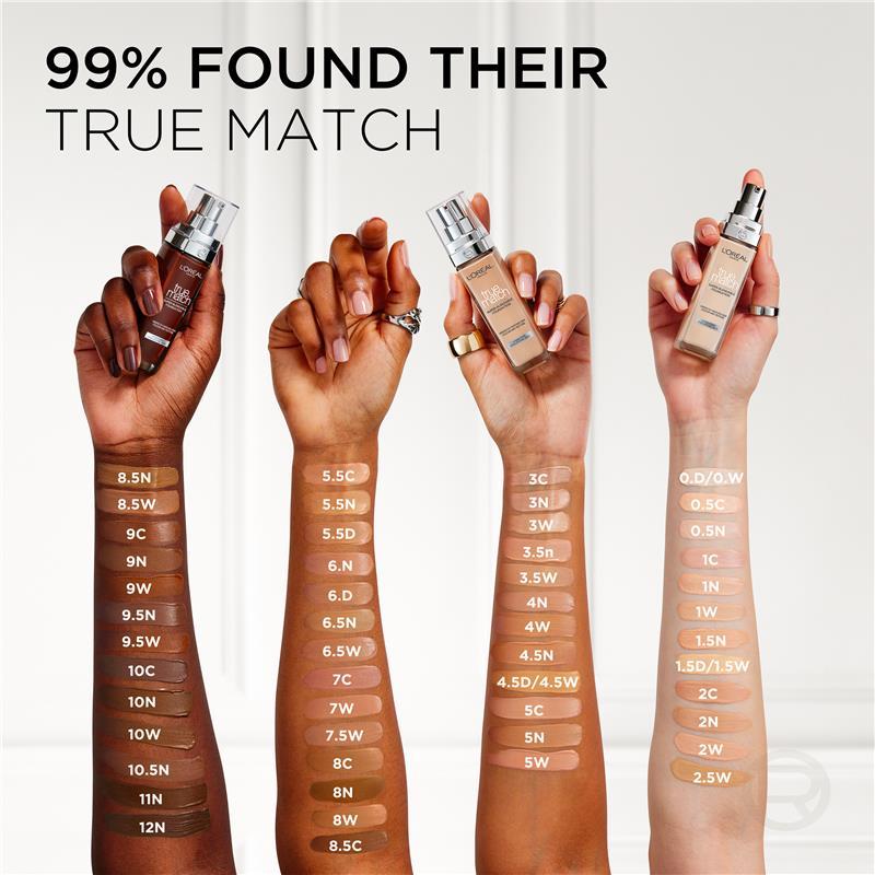 L'Oreal Paris True Match Super-Blendable Foundation 8N