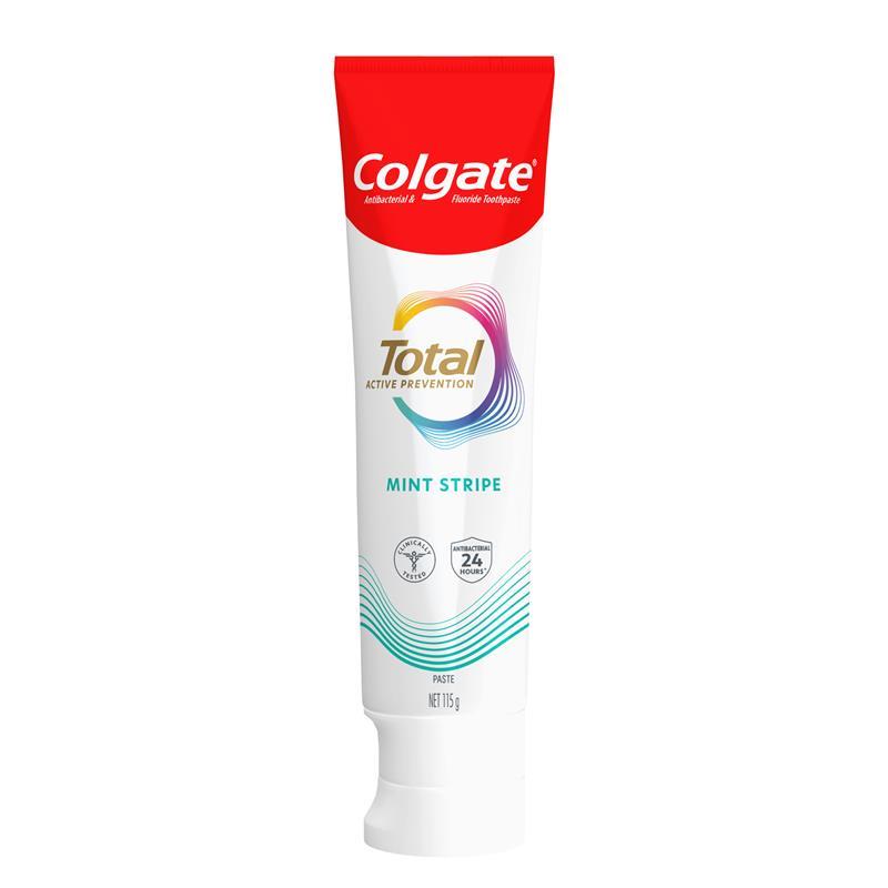 Colgate Toothpaste Total Active Prevention Mint Stripe 115g