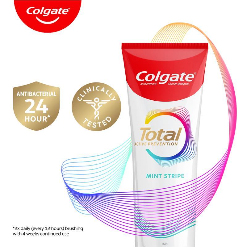 Colgate Toothpaste Total Active Prevention Mint Stripe 115g