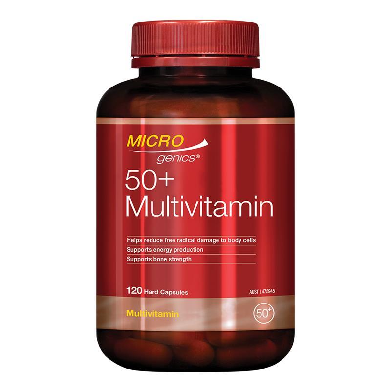 Microgenics 50+ Multivitamin 120 Capsules