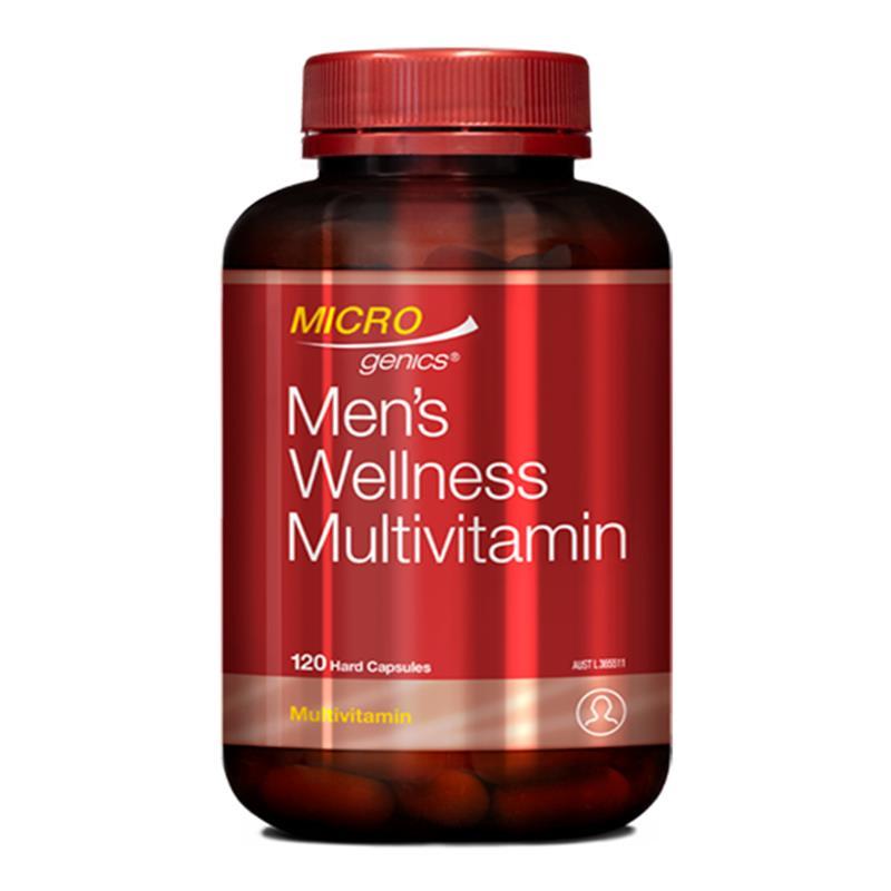 Microgenics Mens Wellness Multivitamin 120 Capsules
