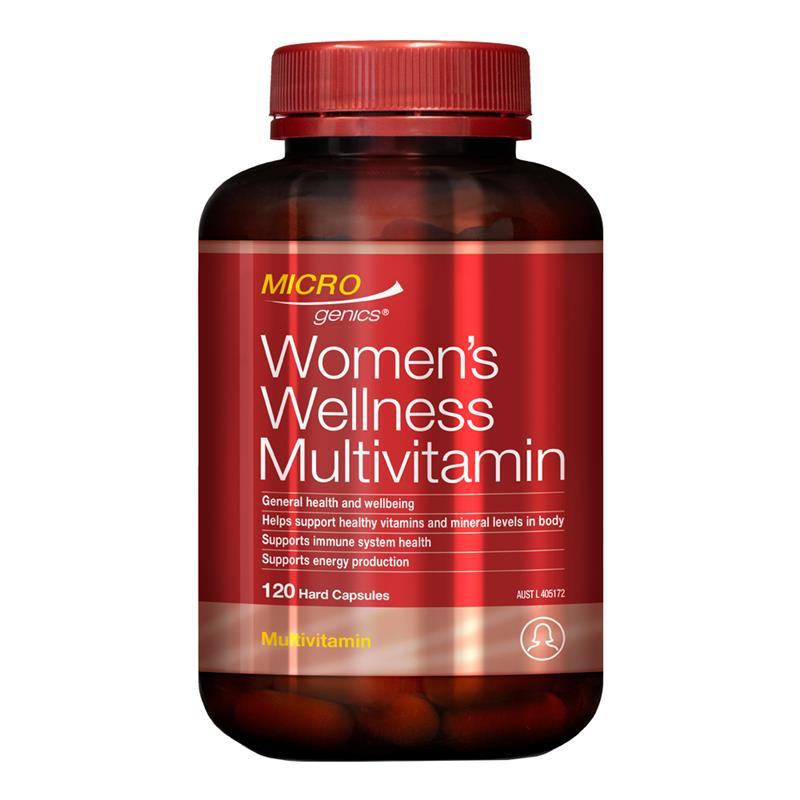 Microgenics Womens Wellness Multivitamin 120 Capsules