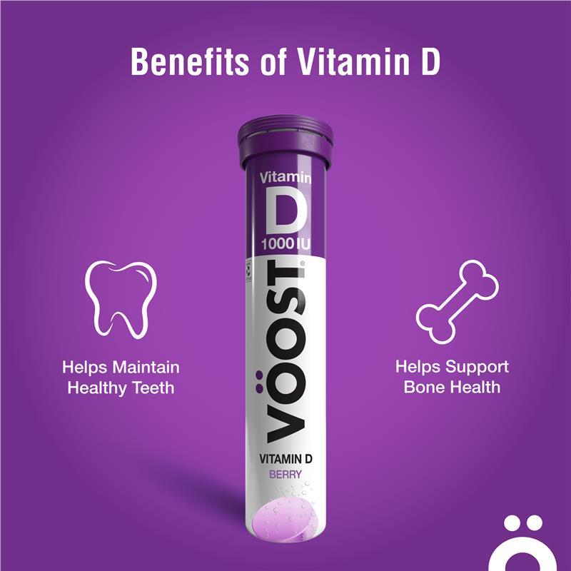 Voost Vitamin D Effervescent 20 Tablets