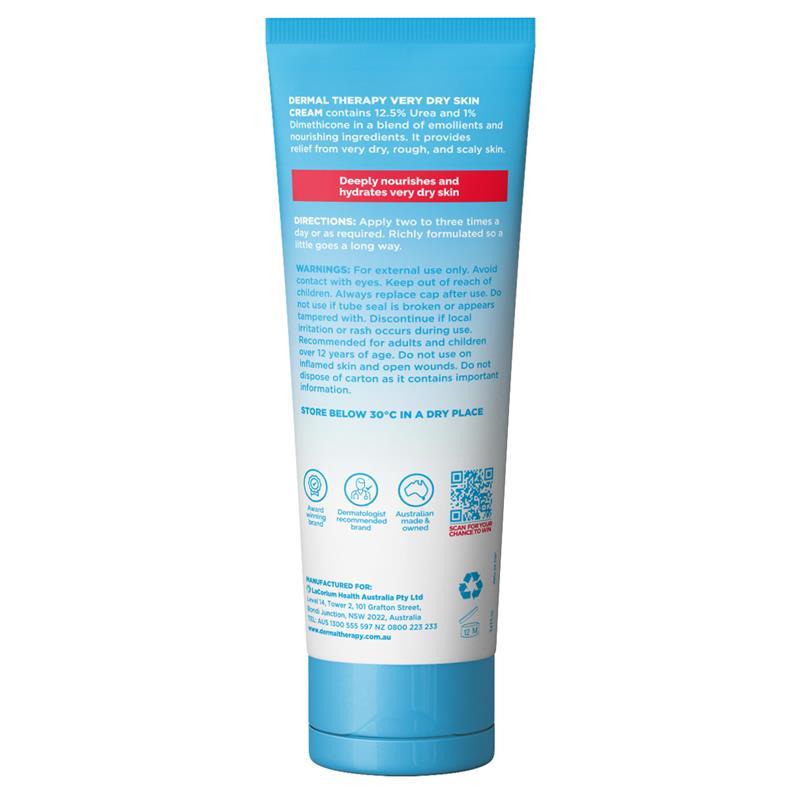 Dermal Therapy Very Dry Skin Cream 125g