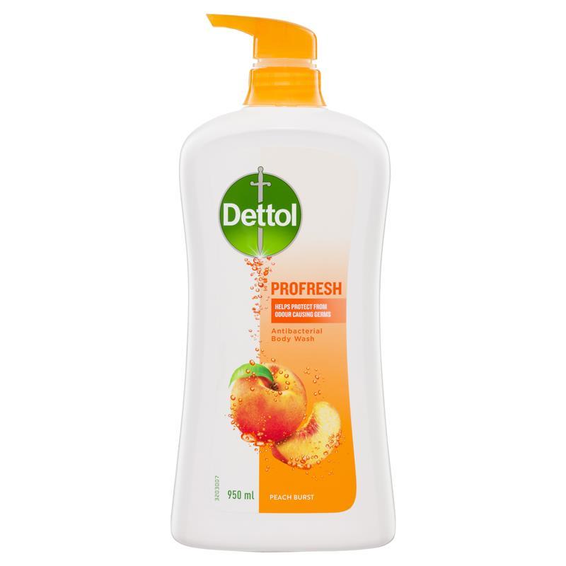 Dettol Profresh Peach Burst Body Wash 950ml