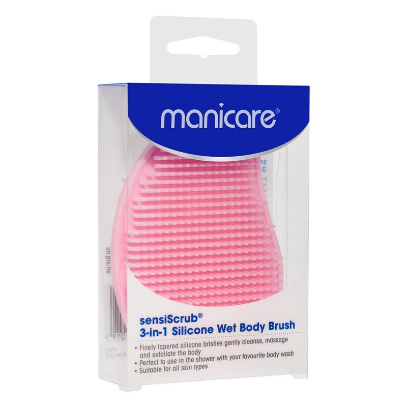 Manicare SensiSrub 3-In-1 Silicone Wet Body Brush