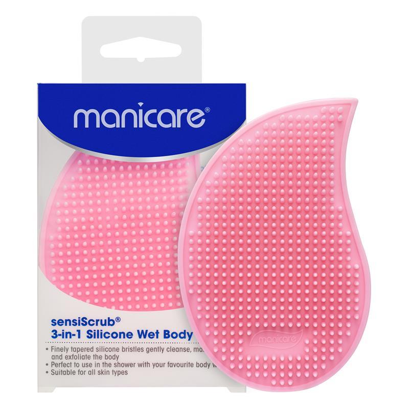 Manicare SensiSrub 3-In-1 Silicone Wet Body Brush