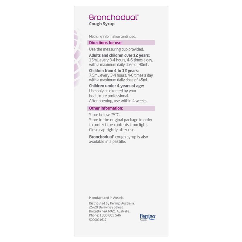 Bronchodual Cough 290ml Syrup