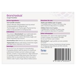 Buy Bronchodual Cough 40 Pastilles online at Chemist Warehouse