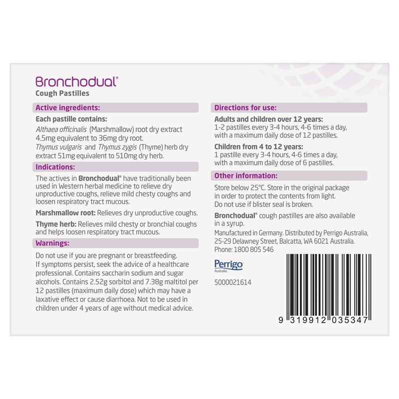 Bronchodual Cough 40 Pastilles