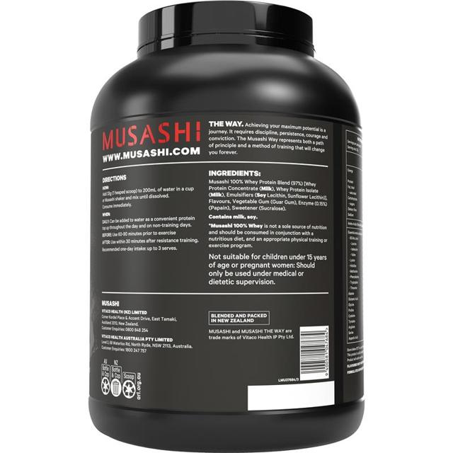 Musashi 100% Whey Vanilla 2kg