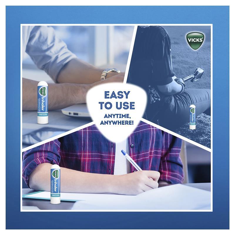 Vicks Inhaler Nasal Decongestant 2 Pack