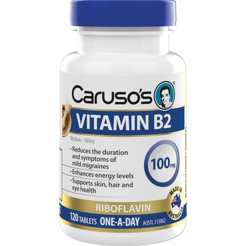 Carusos Vitamin B2 100mg 120 Tablets