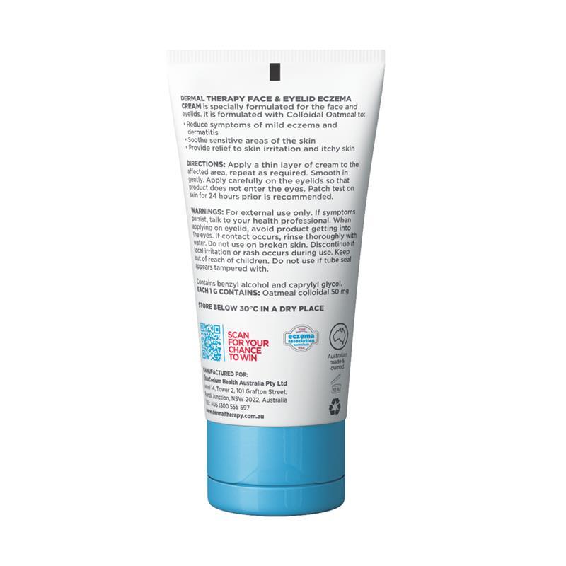 Dermal Therapy Face & Eyelid Eczema Cream 40g