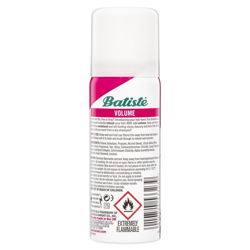 Batiste Hair Benefits Volume Dry Shampoo 50ml
