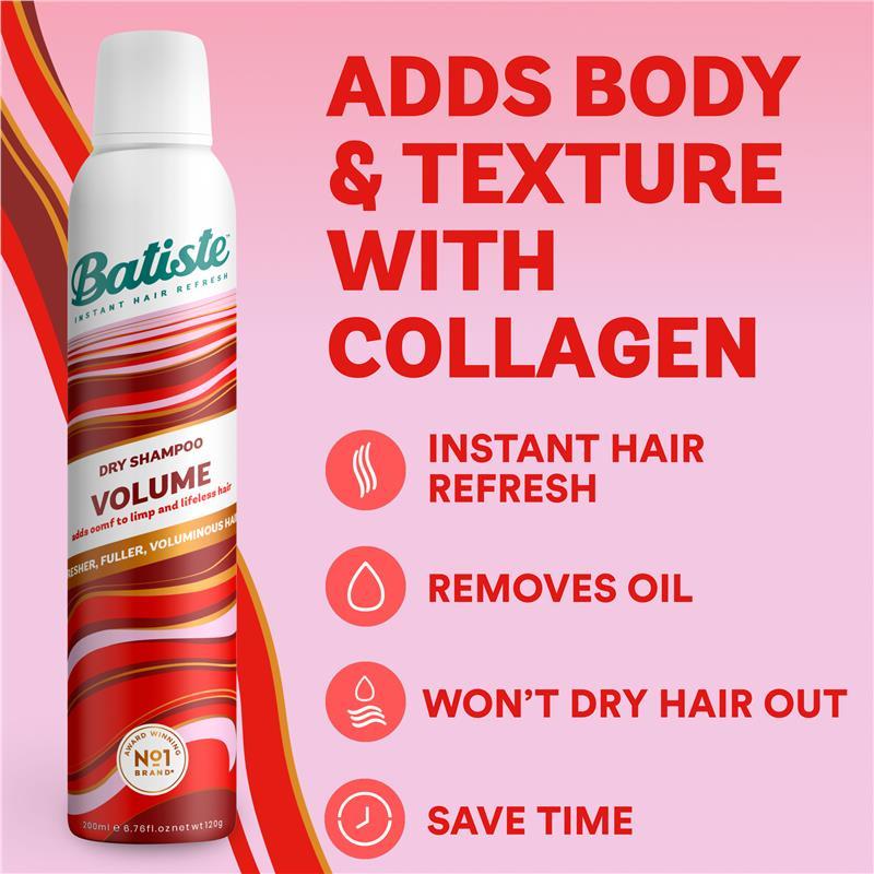 Batiste Hair Benefits Volume Dry Shampoo 50ml