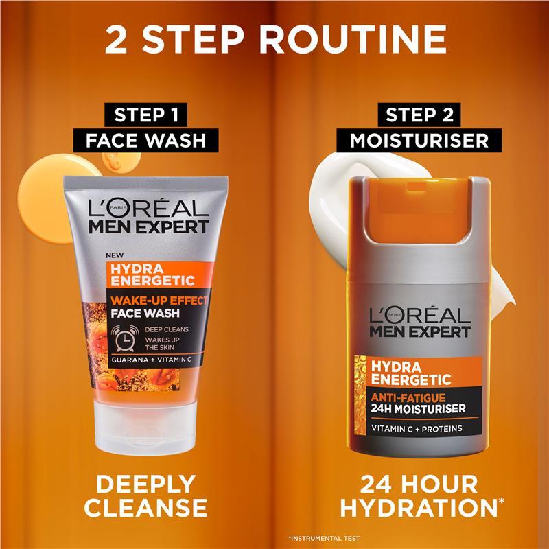 L'Oreal Men Expert Hydra Energetic Wash 100mL