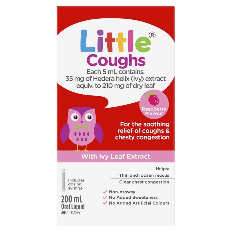 Little Coughs Raspberry 200ml