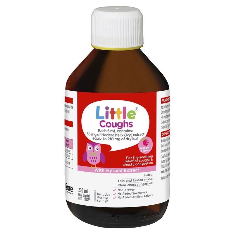 Little Coughs Raspberry 200ml