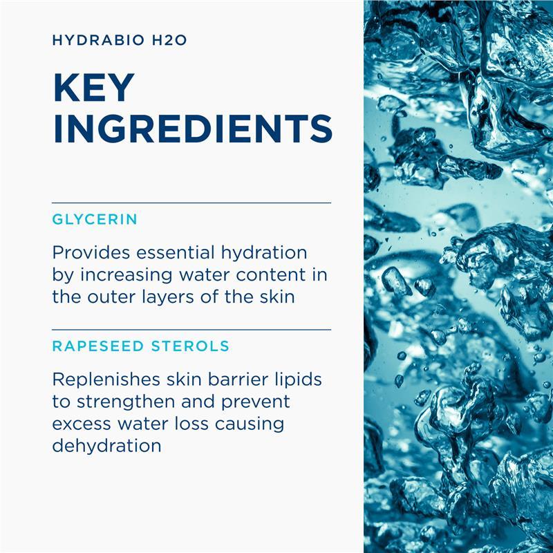 Bioderma Hydrabio H2O Hydrating Micellar Water Cleanser for Dehydrated Skin 250ml