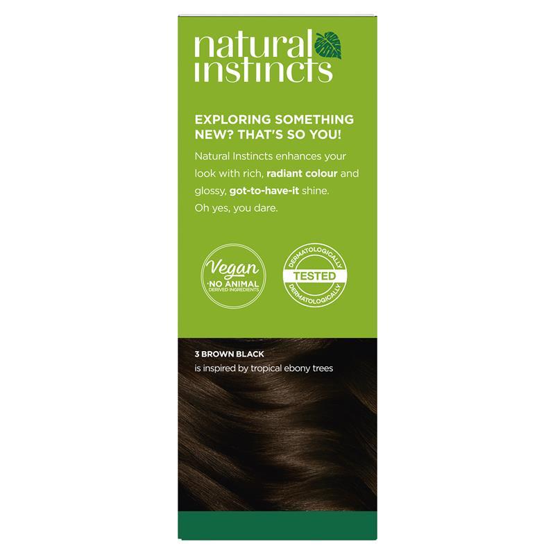 Natural Instincts 2 Midnight, Black Semi Permanent Hair Colour