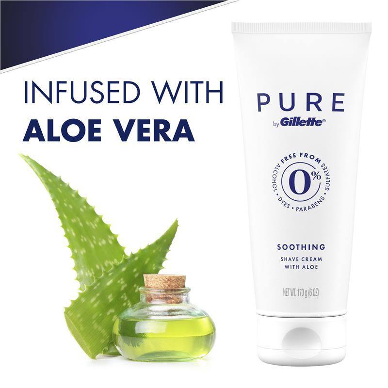 Gillette Pure Shave Cream for Men 170g