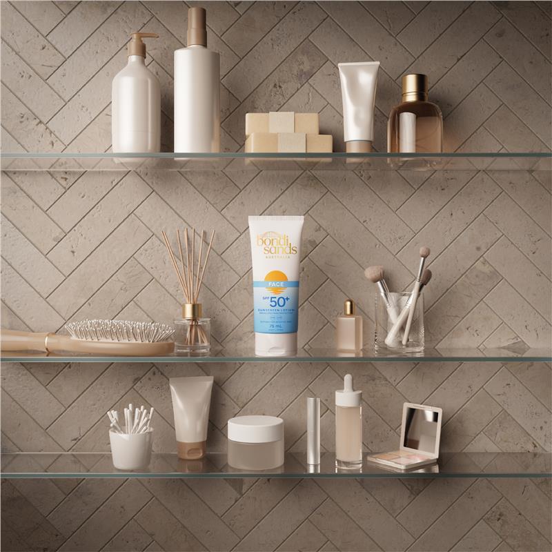 Bondi Sands Daily Moisturising Face SPF 50+ Sunscreen Lotion Fragrance Free 75ml