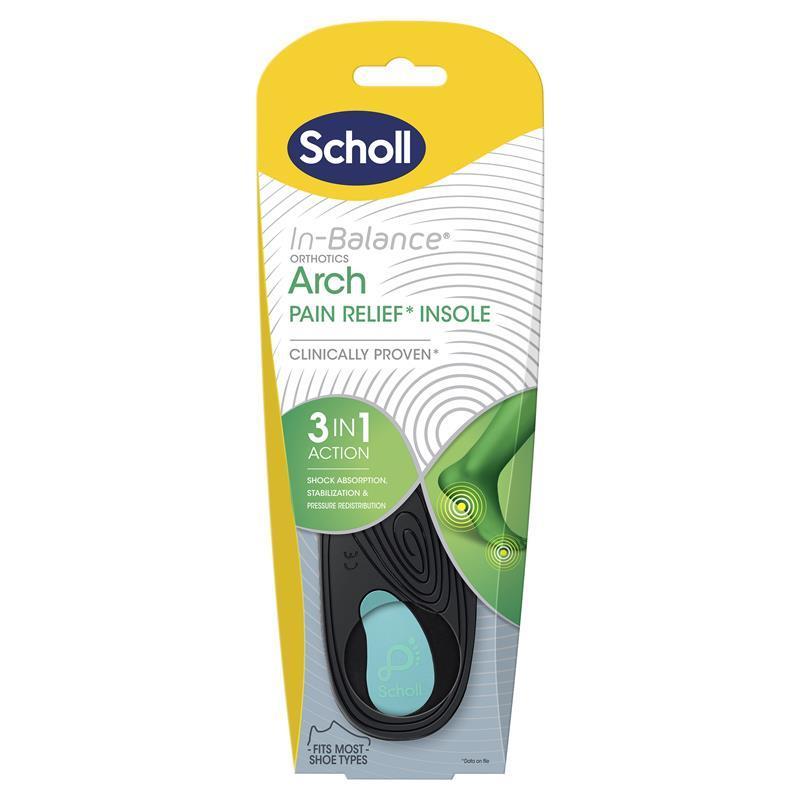 Scholl In Balance Ball of Foot & Arch Orthotic Insole Large