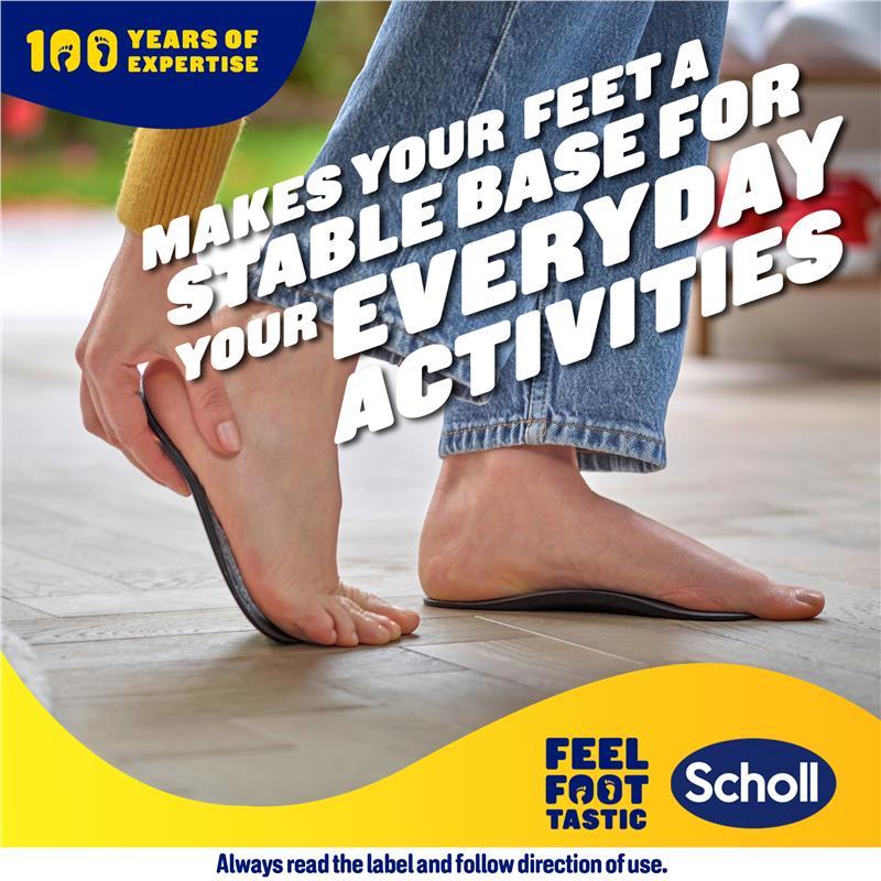 Scholl In Balance Ball of Foot & Arch Orthotic Insole Large