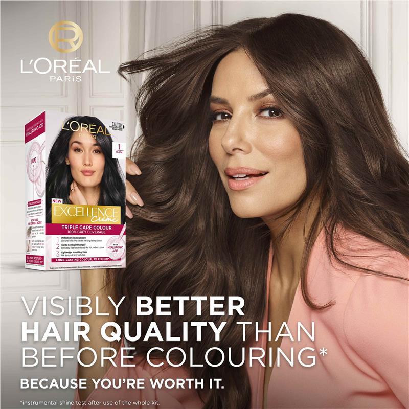 L'Oreal Excellence Creme 1 Black Hair Colour