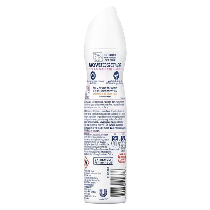 Rexona Women Advanced Antiperspirant Aerosol Invisible Dry Pure 220ml