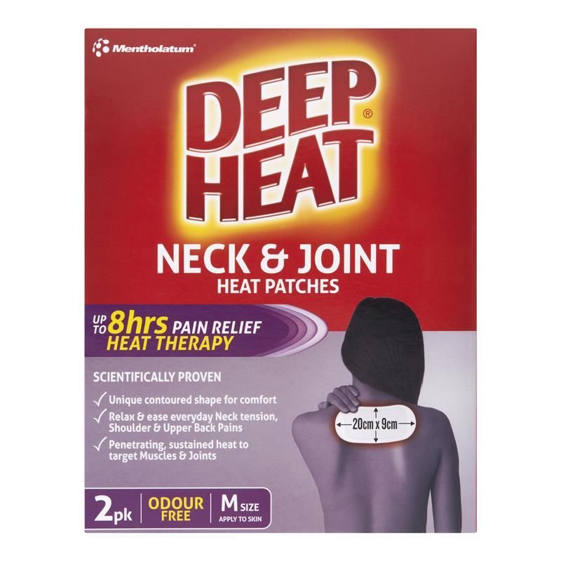 Deep Heat Neck & Joint Heat Patches 2 Pack