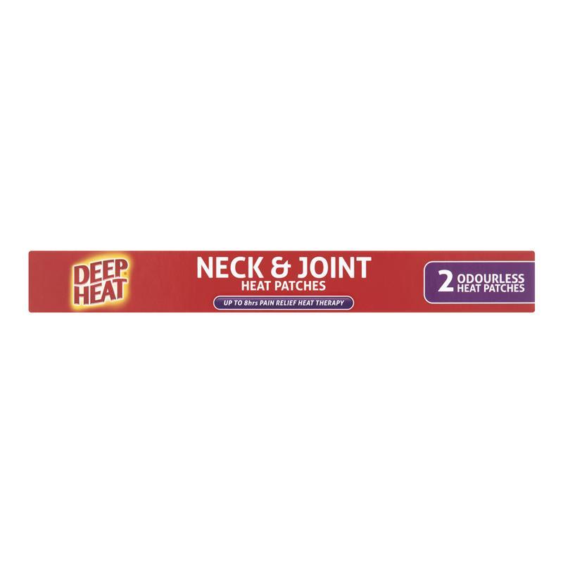 Deep Heat Neck & Joint Heat Patches 2 Pack