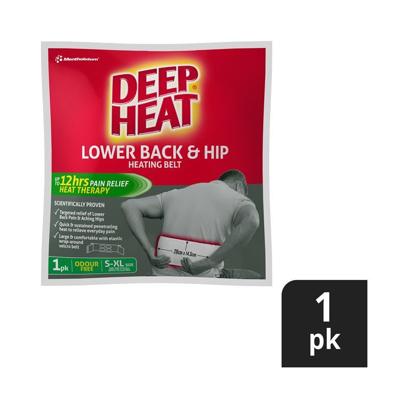 Deep Heat Lower Back & Hip Heating Belt
