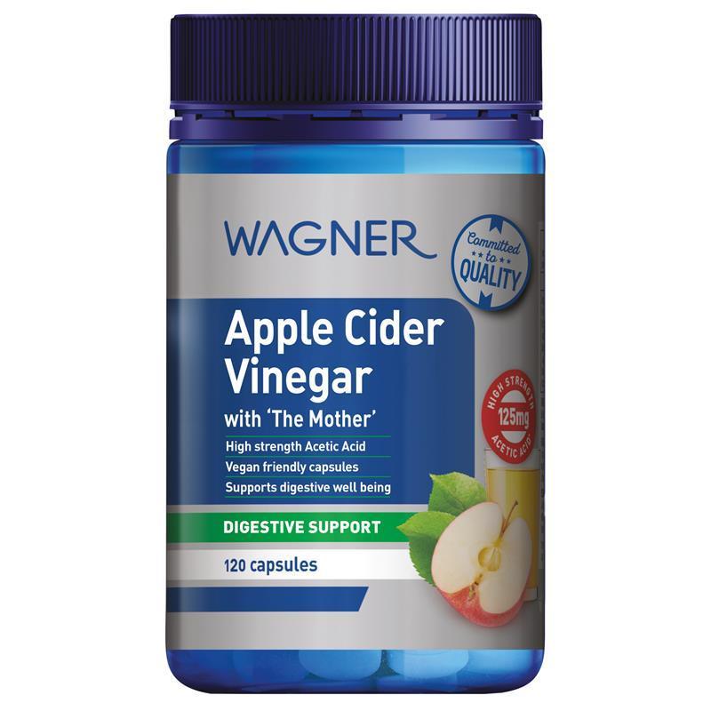 Wagner Apple Cider Vinegar with Mother 120 Capsules