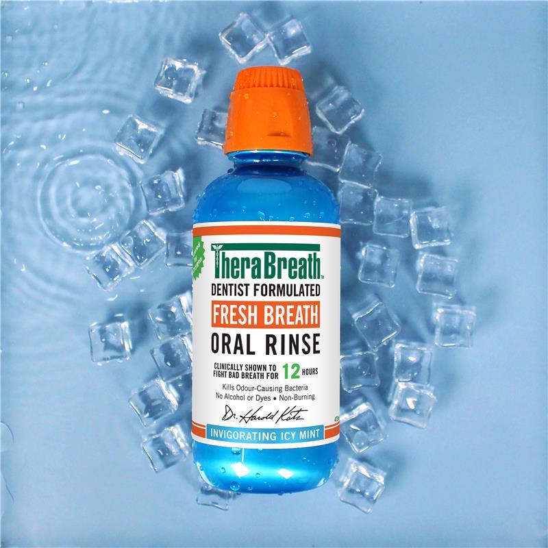 Therabreath Icy Mint Oral Rinse 473ml