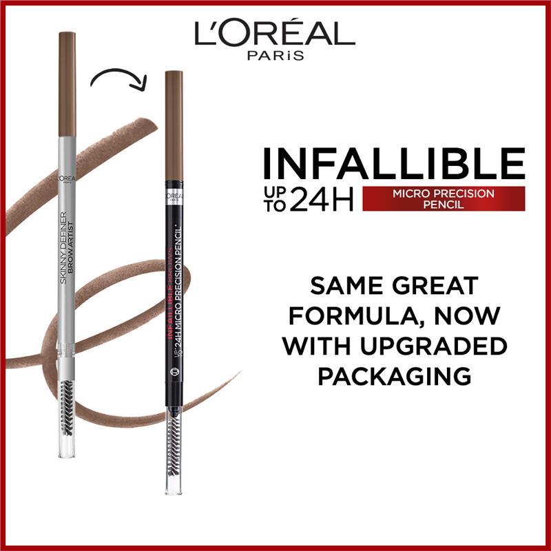 L'Oreal Paris Infallible Brows 24H Micro Precision Pencil 1.0 Ebony