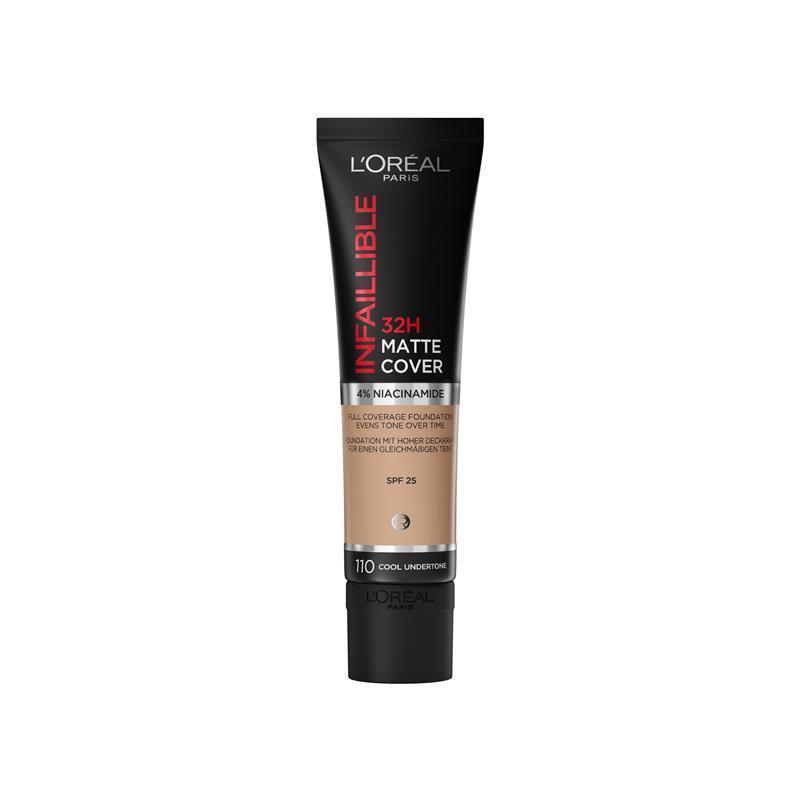 L'Oreal Paris Infallible 32H Matte Cover 4% Niacinamide 110