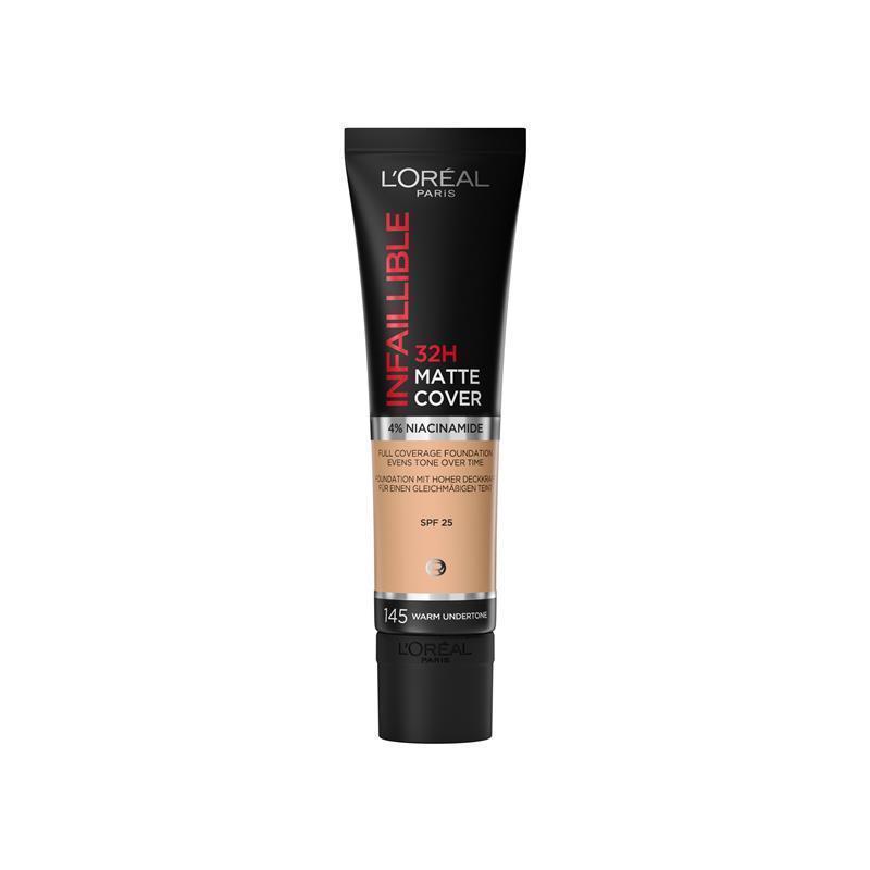 L'Oreal Paris Infallible 32H Matte Cover 4% Niacinamide 145