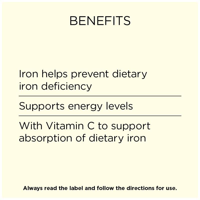 GO Healthy Iron + Vitamin C 30 Hard Capsules