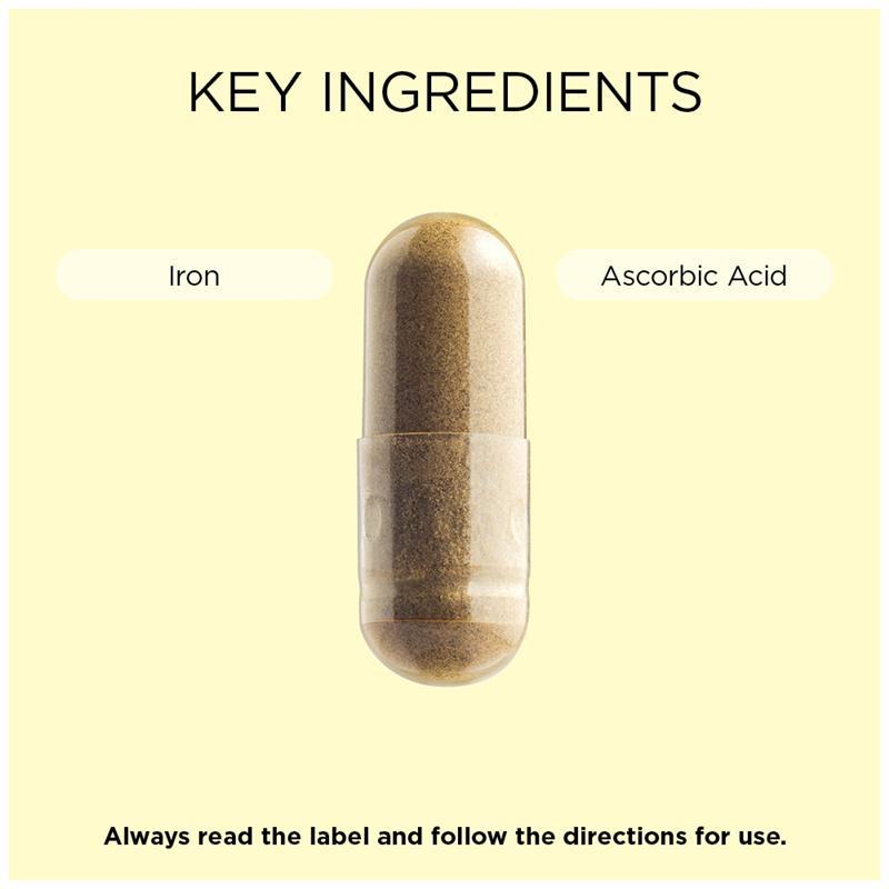 GO Healthy Iron + Vitamin C 30 Hard Capsules