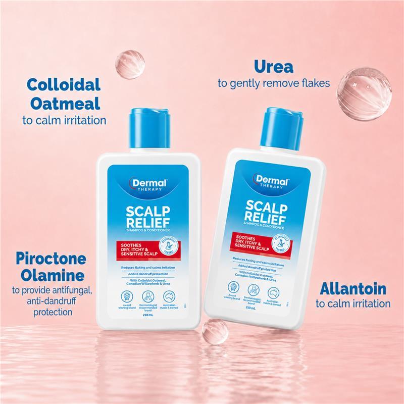 Dermal Therapy Scalp Relief Shampoo & Conditioner 210ml