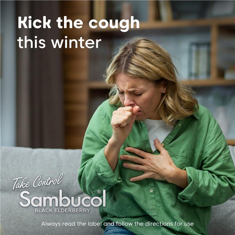 Sambucol Cold & Flu + Cough Liquid 250ml