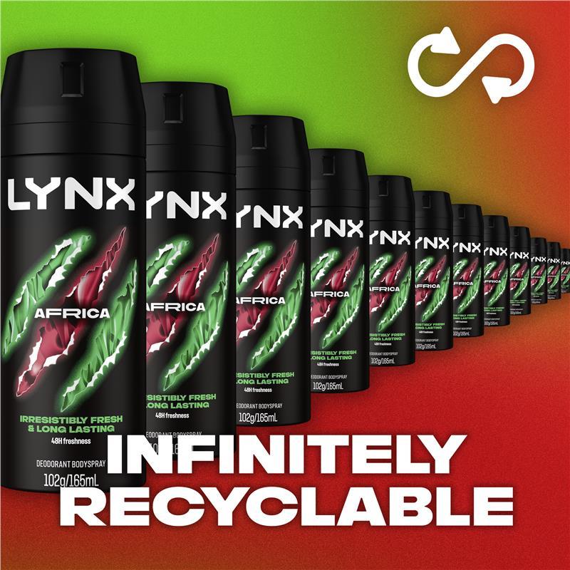 Lynx Deodorant Africa 165ml