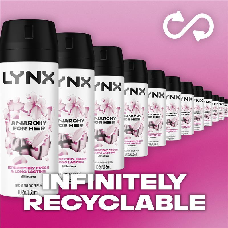 Lynx Deodorant Anarchy For Her 165ml